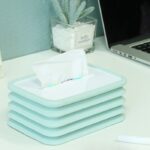 Tissue Box Tempat Kotak Tissue Foldable Minimalis - merah  - Image 3