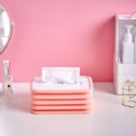 Tissue Box Tempat Kotak Tissue Foldable Minimalis - merah  - Image 4