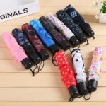 Payung Hujan Lipat Kecil Mini Lucu Motif Bunga - Image 4