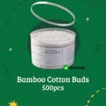 Cotton Bud Korek Kuping Ramah Lingkungan 500 Natural Bambu - Pointed and Snail - Image 2