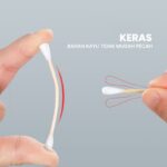 Cotton Bud Korek Kuping Ramah Lingkungan 500 Natural Bambu - Pointed and Snail - Image 6