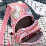 Tas Selempang Mini Motif Unicorf Anak Wanita Korea - Biru - Image 4
