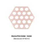 Alas Anti Panas Ramah Lingkungan Tatakan Panci Panas Multifungsi - Pink