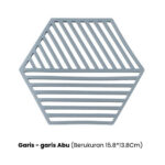 Alas Anti Panas Ramah Lingkungan Tatakan Panci Panas Multifungsi - Abu-abu