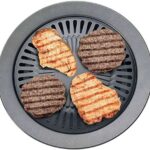 Alat Pemanggang Daging BBQ Bulat 32Cm Portable Ala Korea