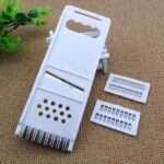 Parutan Buah Sayur Multi Fungsi Stainless 4 In 1 - ungu - Image 2