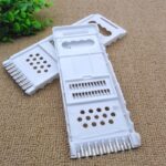 Parutan Buah Sayur Multi Fungsi Stainless 4 In 1 - ungu - Image 3