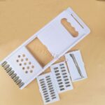 Parutan Buah Sayur Multi Fungsi Stainless 4 In 1 - ungu - Image 5