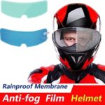 Stiker Bening Pelindung Kaca Helm Motor Anti Fog Embun - Image 3