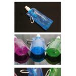 Botol Tempat Minum Lipat Mini 500ml Untuk Kegiatan Outdoor - blue - Image 5