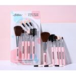 Set Brush Make Up 5 in 1 Kuas Travel Portable - Image 2