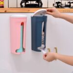  Dispenser Kantong Plastik Estetik Tanpa Bor 31.5 x 10 x 9.5cm - hitam - Image 6