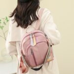 Tas Wanita Ransel Kulit Korea Kekinian Import Tali Slempang 2in1 - hitam - Image 6