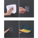 Tempat Sabun Batang Tirisan Spons Cuci Piring Unik Tempel - Image 4