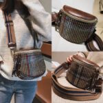 Tas Selempang Wanita Handbag Rantai Sling Bag Import Korea - brwon - Image 2