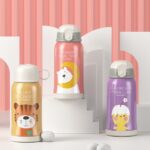 Botol Minum Karakter Tumbler Termos Tempat Minum Anak 550ml  - Bear - Image 2