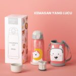Botol Minum Karakter Tumbler Termos Tempat Minum Anak 550ml  - Bear - Image 3