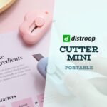 Pemotong Kertas Lucu Korea Portable - Pink - Image 2