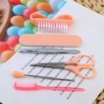 Set Alat Manikur Pedikur 6 in 1 Bahan ABS dan Stainless Steel - Image 3