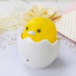 Lampu Tidur LED Sensor Cahaya Motif Karakter Telur Ayam - Image 3