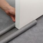 Busa Penutup Celah Bawah Pintu Penghalang Debu dan Serangga - Coklat