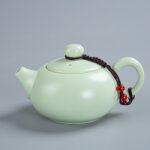 Set Chinese Tea Pot Teko Teh China Antique dengan 4 Cangkir - Hitam - Image 5