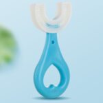 Sikat Gigi Toothbrush U Shape Anak dan Bayi Silikon BPA Free - pink bayi box - Image 4