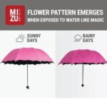 Payung Lipat Magic 3d Motif anti Hujan Sinar Matahari Uv - Pink Tua - Image 4