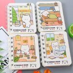 Notebook Ring Ukuran A7 isi 80 Lembar dengan Motif Astronout - astronot - Image 3