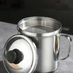 Penyaring Ampas Sisa Minyak Goreng 1.3L Stainless Steel - Image 2