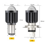 Lampu Laser Alumunuim Foil D2 H4 LED Low 200 Watt 9V-24V - putih kuning - Image 4