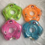 Pelampung Leher Bayi Neck Ring Perlindungan Aman Untuk Renang - pink