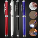 Pulpen Stylus 5 in 1 dengan Laser Pointer dan Stylus Capacitive -