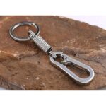 Carabiner Gantungan Kunci Karabiner Stainless Steel Multifungsi - hitam - Image 2