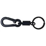 Carabiner Gantungan Kunci Karabiner Stainless Steel Multifungsi - hitam - Image 3