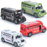 Mainan Mobil Mobilan Model Bus Sekolah Anak Laki-Laki - Bus Sekolah Merah - Image 3