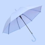 Payung Cantik Bening Transparan Polos Korea Jepang Style - Pink - Image 5