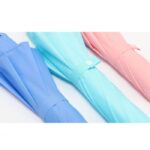 Payung Cantik Bening Transparan Polos Korea Jepang Style - Pink - Image 6