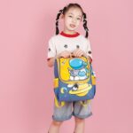 Tas Anak Import Fashion Ransel Praktis Trendi Multifungsi - astro biru - Image 3