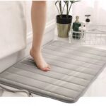 Keset Kaki Anti Slip Alas Penyerap Air Microfiber 56x35 cm - abu - Image 3