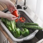 Baskom Talenan Lipat 3in1 Cuci dan Potong Buah Portable Multifungsi -  - Image 2