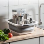 Baskom Talenan Lipat 3in1 Cuci dan Potong Buah Portable Multifungsi -  - Image 4