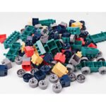 Mainan Balok Susun Plastik Building Block Brick isi 100 - 100 Pcs - Image 3