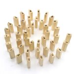 Mainan Jenga Tower Angka Black Uno Balok Dadu - - Image 3