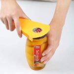 V-shaped Can Opener Multifungsi Alat Pembuka Kaleng Botol Toples -  - Image 2