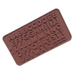 Cetakan Fontdant Alphabet Silikon Penghias Kue Food Grade BPA Free - alphabet - Image 3