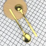 Set Peralatan Makan Sendok Garpu KOREA Stainless 304 Sujeo - garpu gold - Image 3