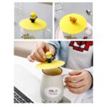 Tutup Gelas Cangkir Karet Silikon Karakter Anti Debu - Image 3