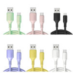 Kabel Data Charger Macaron Micro USB dan Type C Fast Charging - micro usb - Image 3