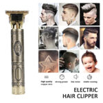 Alat Cukur Rambut Dragon Hair Trimmer Electric Rechargeable - hitam - Image 2